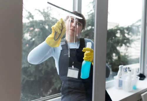 Nettoyage de vitres intérieures et extérieures à Église-Neuve-de-Vergt